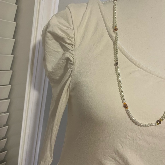 [M]Kardashians Bebe Stretchy Jersey Asymmetrical White Dress waist cutout - Picture 3 of 8